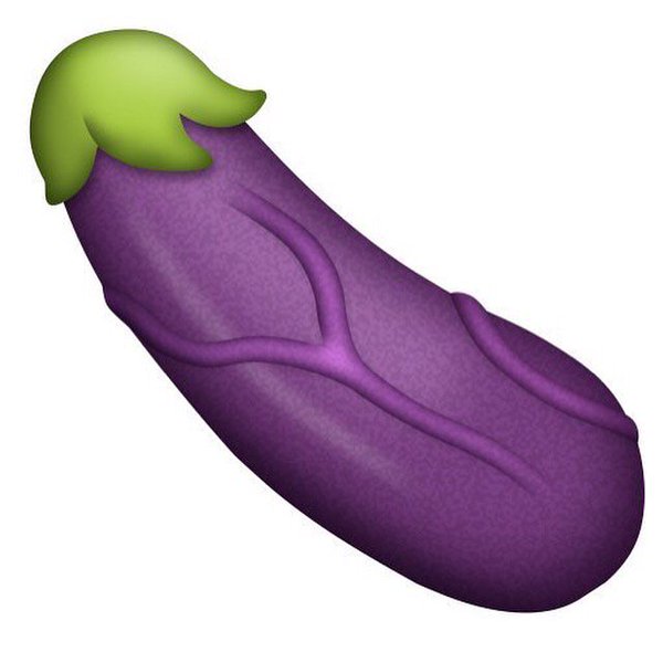 Veiny eggplant emoji.