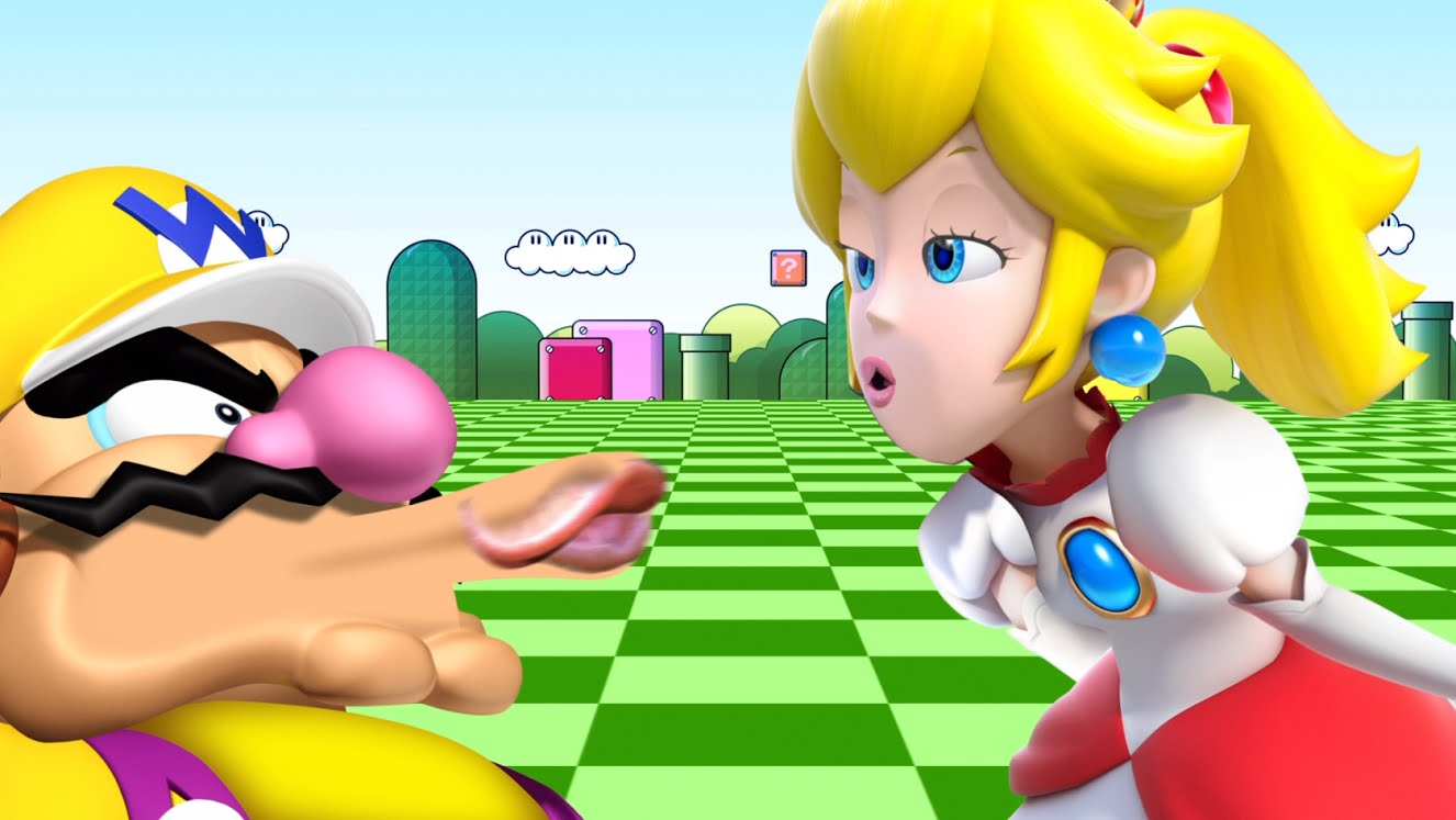 wario and peach