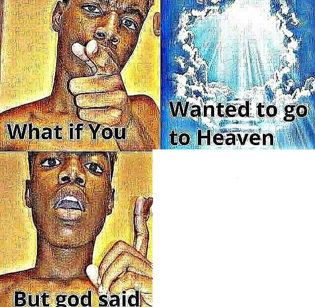 but god said 