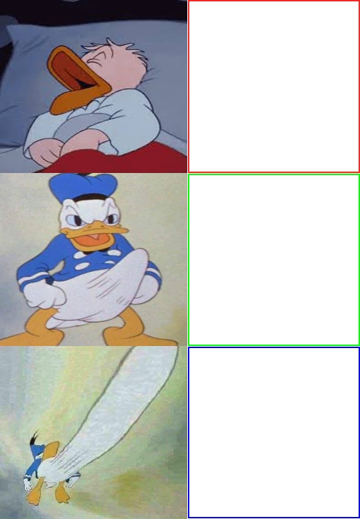 Donald Duck Boner.