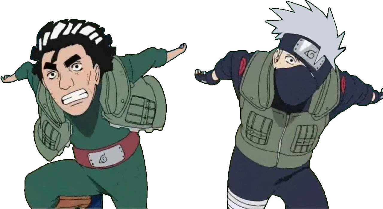 Kakashi Maito running.