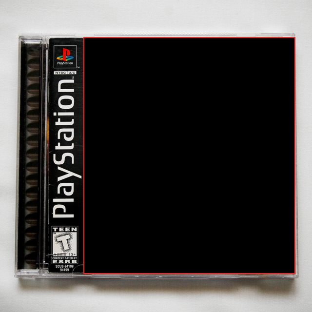 PS1 game case.