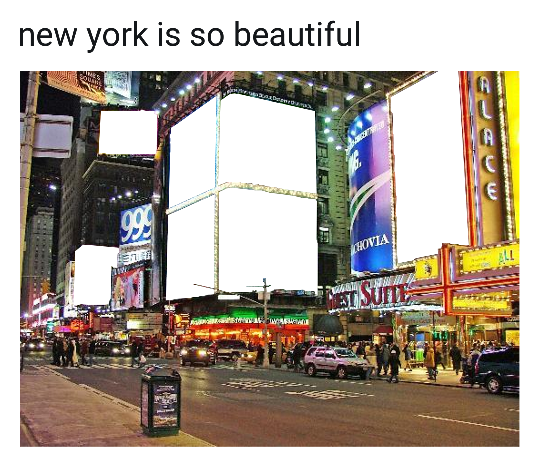 Times Square Billboard Template