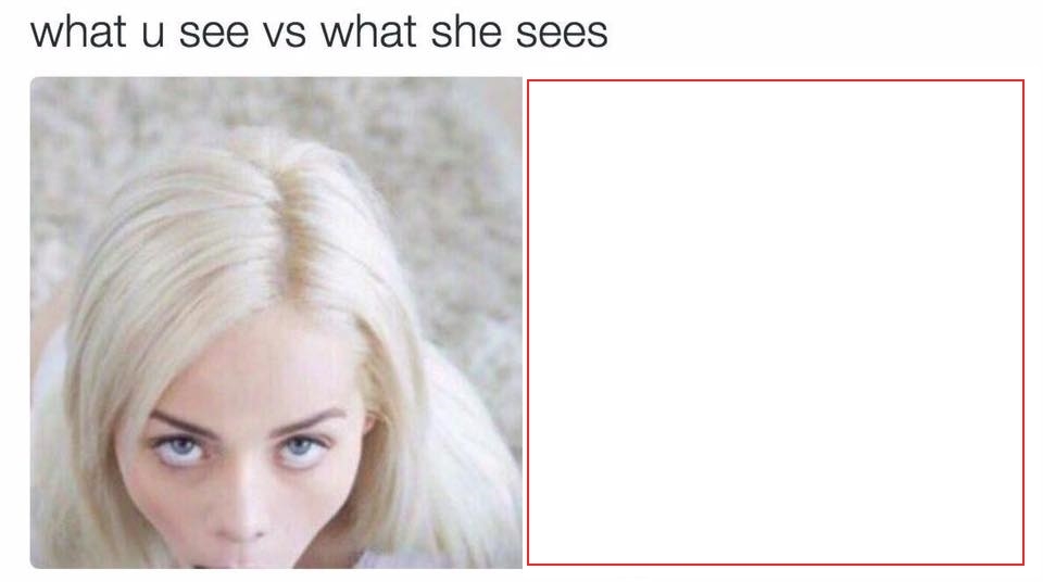 what she sees.